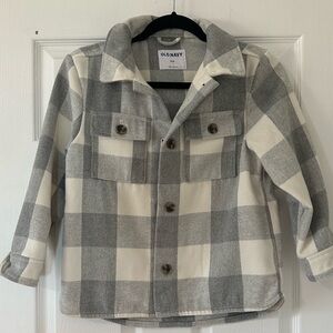 Girls Old Navy Size Medium (8) Plaid Shacket